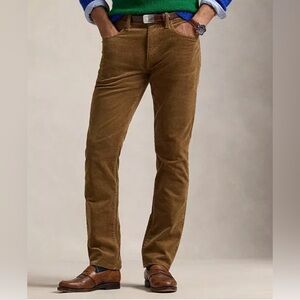 Polo Ralph Lauren THE VARICK SLIM STRAIGHT Corduroy Brown Men’s 38x32